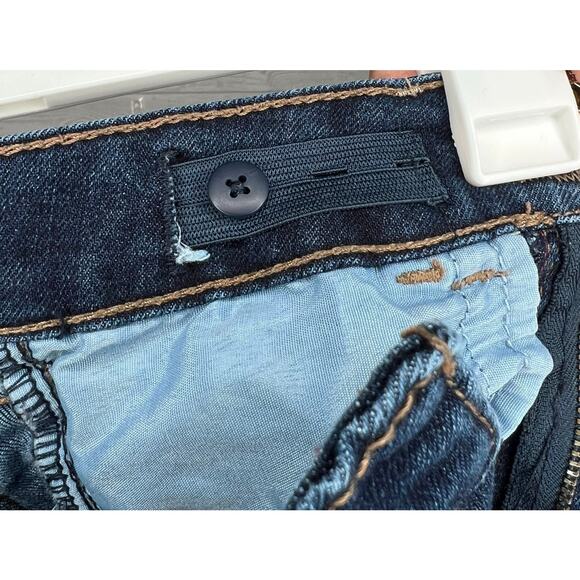 Jordache dark wash flare jeans Girls' size 8 - Picture 6 of 7